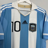 2011/13 ARGENTINA MESSI #10 HOME SHIRT (M) ADIDAS