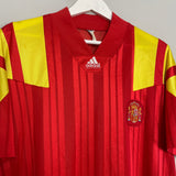 1992/94 SPAIN HOME SHIRT (L) ADIDAS