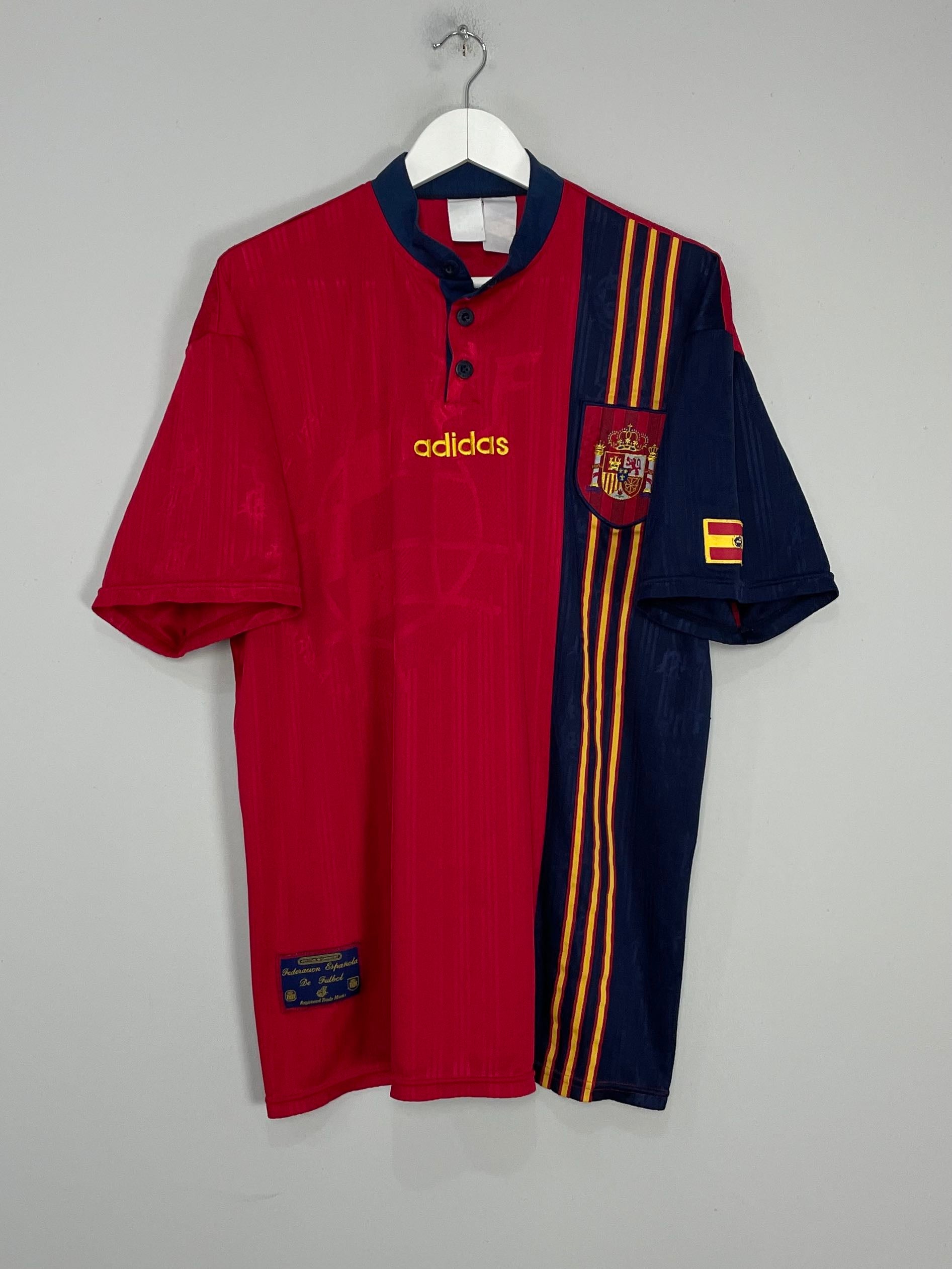 1996/98 SPAIN HOME SHIRT (XL) ADIDAS