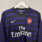 2012/13 ARSENAL S.CAZORLA #19 L/S AWAY SHIRT (M) NIKE