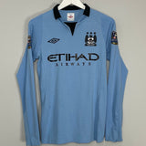 2012/13 MANCHESTER CITY RICHARDS #2 L/S HOME SHIRT (S) UMBRO