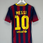 2013/14 BARCELONA MESSI #10 *PLAYER ISSUE* HOME SHIRT (M) NIKE