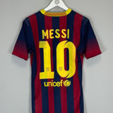 2013/14 BARCELONA MESSI #10 *PLAYER ISSUE* HOME SHIRT (M) NIKE