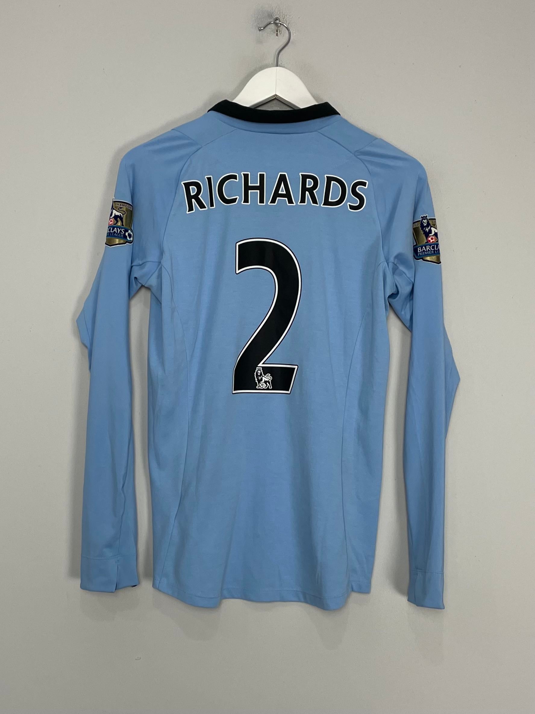 2012/13 MANCHESTER CITY RICHARDS #2 L/S HOME SHIRT (S) UMBRO