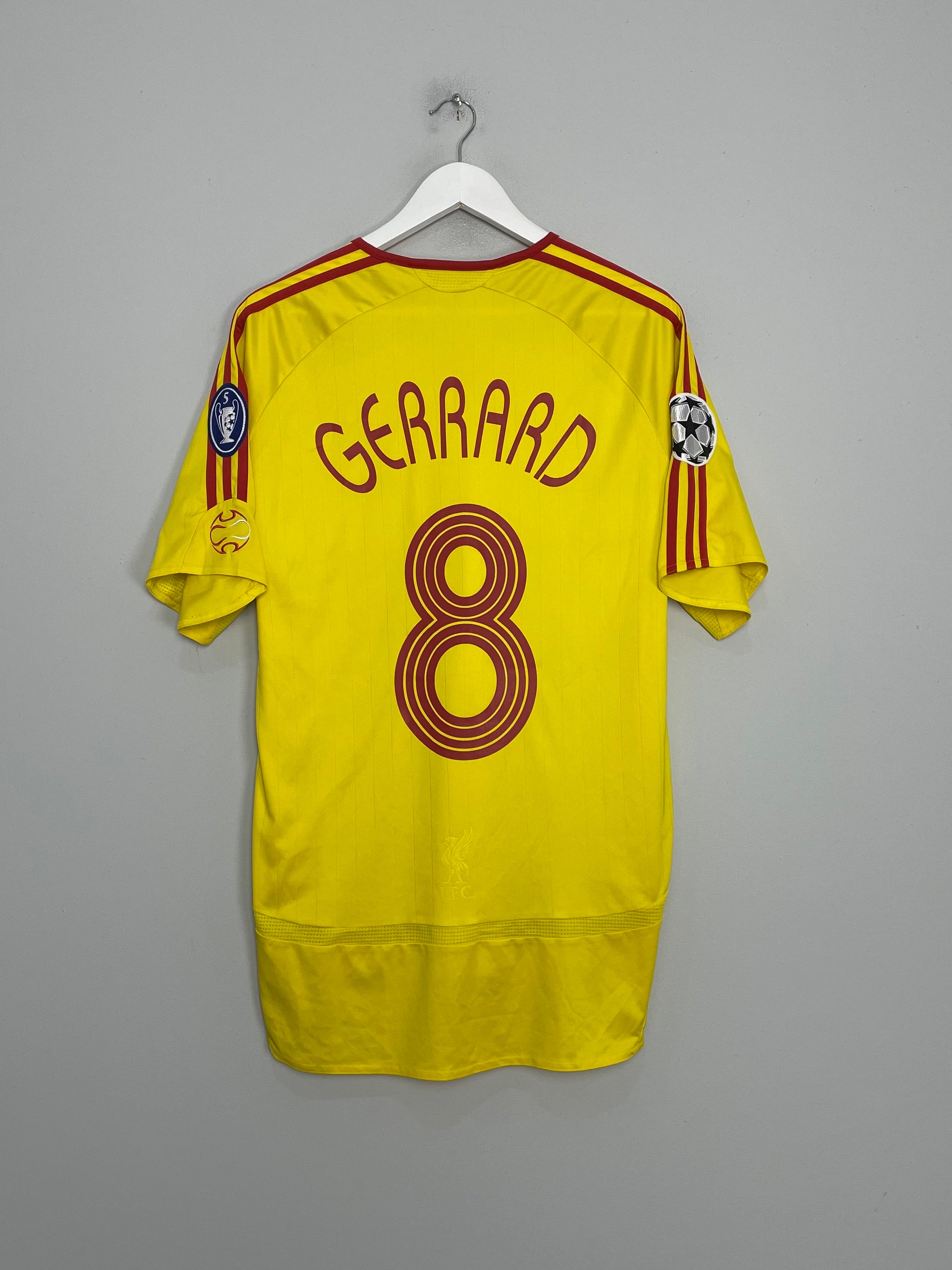 2006/07 LIVERPOOL GERRARD #8 C/L AWAY SHIRT (L) ADIDAS