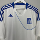 2009/11 GREECE HOME SHIRT (L) ADIDAS