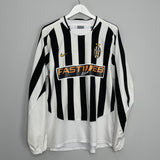 2003/04 JUVENTUS NEDVED #11 L/S HOME SHIRT (L) NIKE