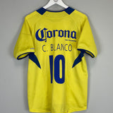 2005/06 CLUB AMERICA C.BLANCO #10 HOME SHIRT (S) NIKE