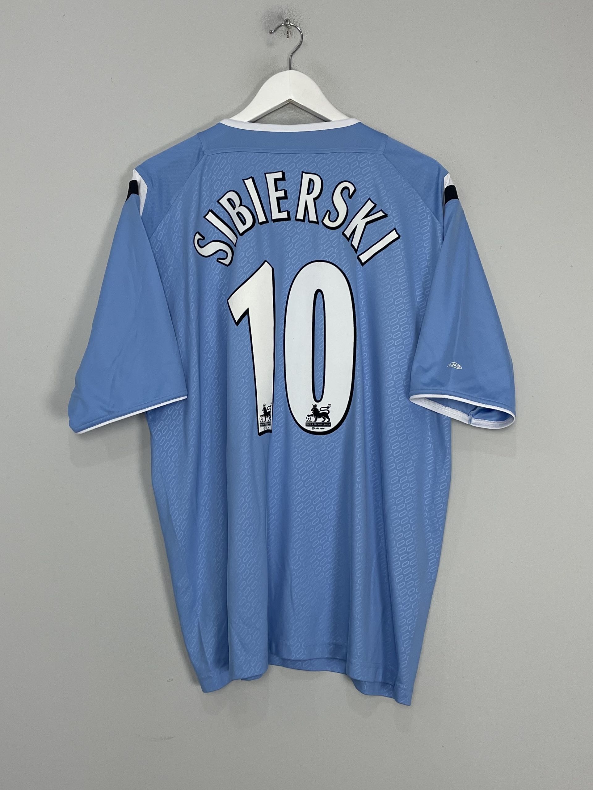 2004/05 MANCHESTER CITY SIBIERSKI #10 HOME SHIRT (XL) REEBOK