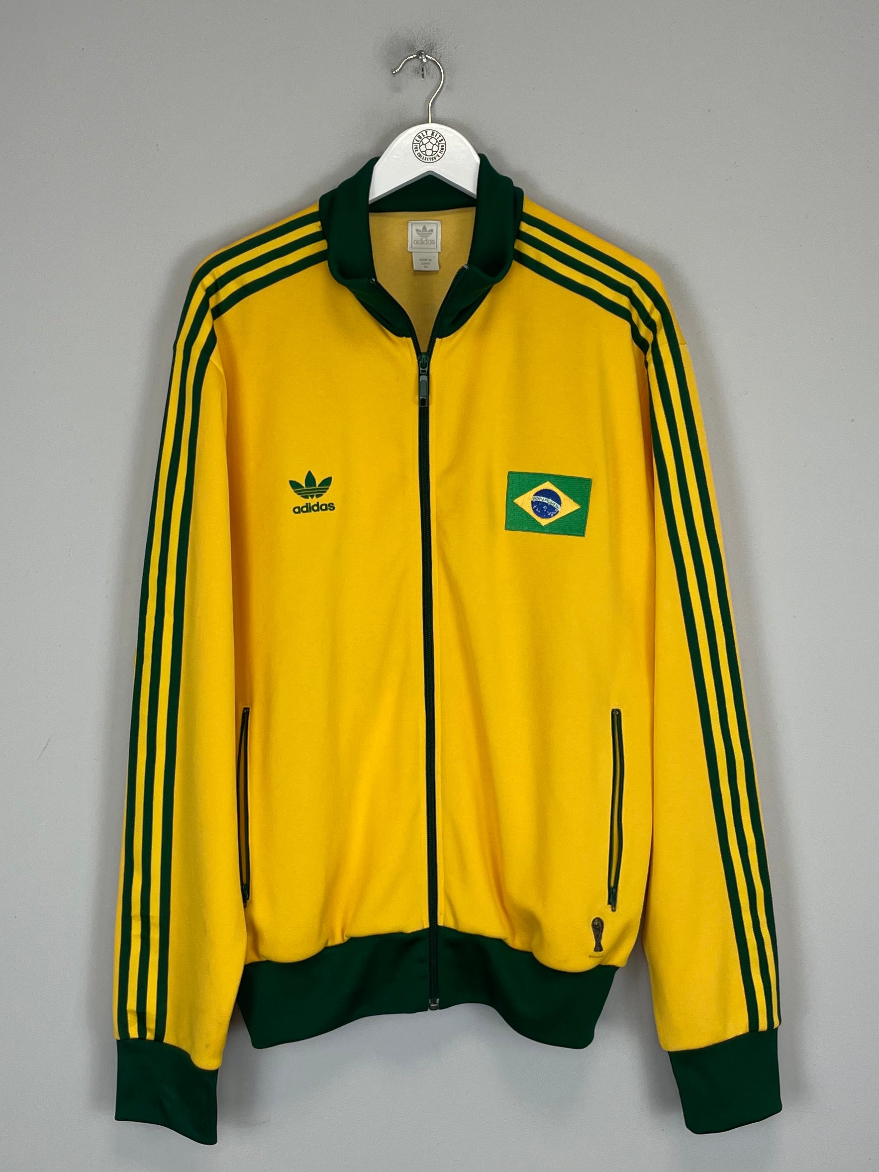 2006/08 BRAZIL TRACK JACKET (XL) ADIDAS