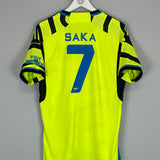 2023/24 ARSENAL SAKA #7 AWAY SHIRT (M) ADIDAS