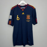 2010/11 SPAIN INIESTA #6 WC FINAL AWAY SHIRT (XL) ADIDAS