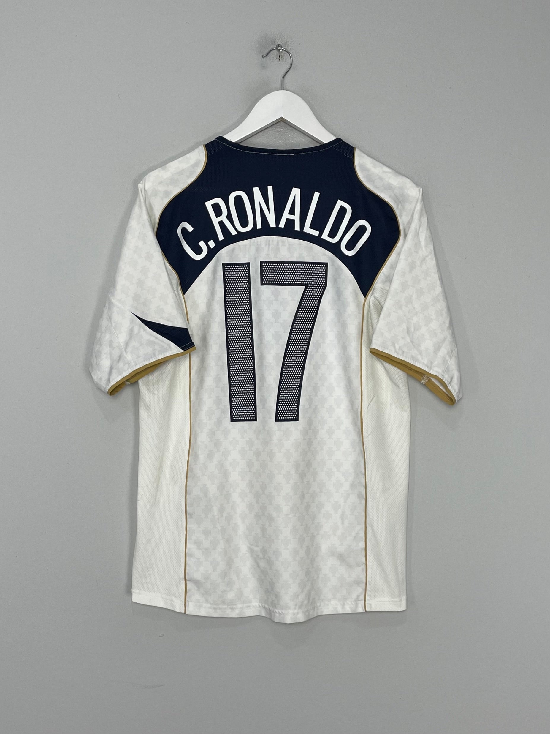 2004/06 PORTUGAL C.RONALDO #17 AWAY SHIRT (M) NIKE