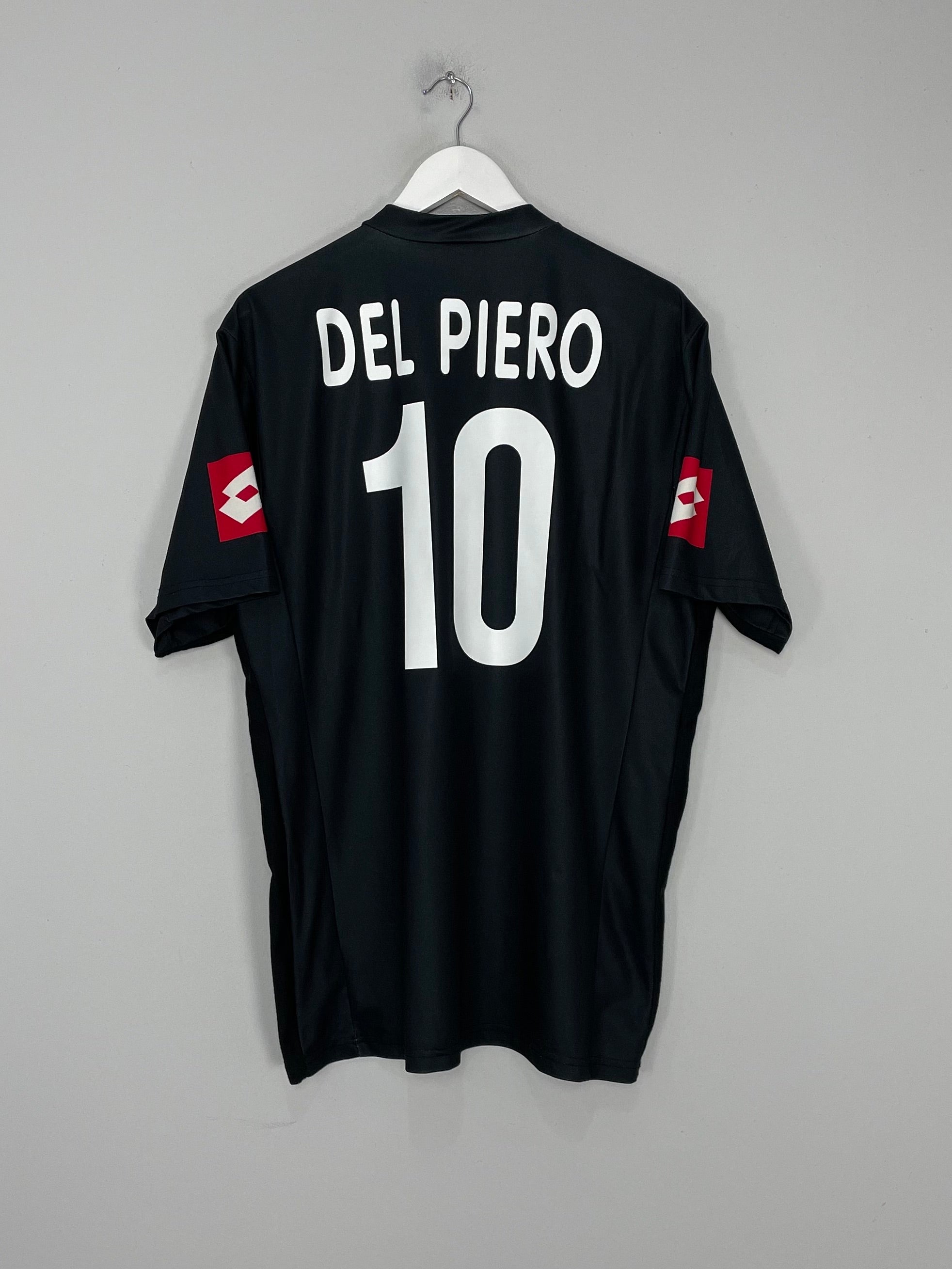 2001/02 JUVENTUS DEL PIERO #10 AWAY SHIRT (XL) LOTTO