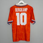 1994 NETHERLANDS BERGKAMP #10 HOME SHIRT (L) LOTTO