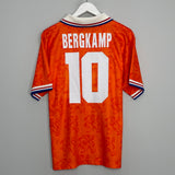 1994 NETHERLANDS BERGKAMP #10 HOME SHIRT (L) LOTTO