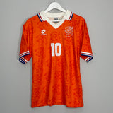 1994 NETHERLANDS BERGKAMP #10 HOME SHIRT (L) LOTTO