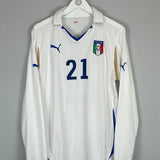 2010/11 ITALY PIRLO #21 L/S AWAY SHIRT (L) PUMA