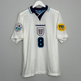 1995/97 ENGLAND GASCOIGNE #8 HOME SHIRT (L) UMBRO