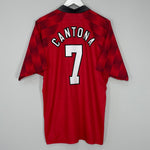 1996/98 MANCHESTER UNITED CANTONA #7 HOME SHIRT (XL) UMBRO