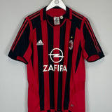 2005/06 AC MILAN NESTA #13 HOME SHIRT (M) ADIDAS