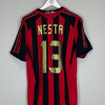 2005/06 AC MILAN NESTA #13 HOME SHIRT (M) ADIDAS