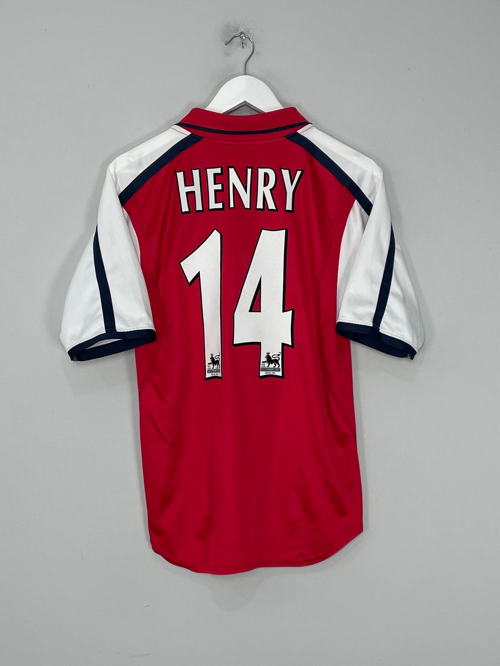 2000/02 ARSENAL HENRY #14 HOME SHIRT (S) NIKE#