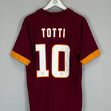 2014/15 ROMA TOTTI #10 HOME SHIRT (L) NIKE