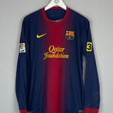 2012/13 BARCELONA MESSI #10 L/S HOME SHIRT (L) NIKE