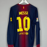 2012/13 BARCELONA MESSI #10 L/S HOME SHIRT (L) NIKE