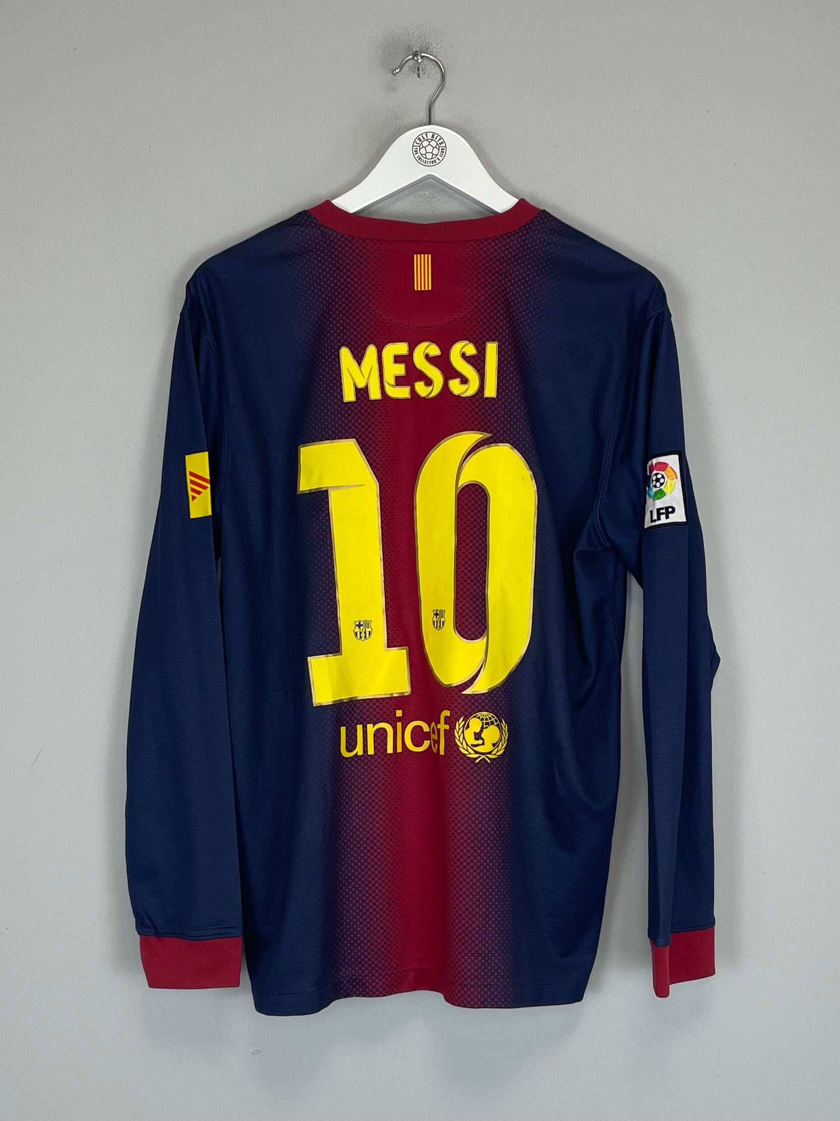 2012/13 BARCELONA MESSI #10 L/S HOME SHIRT (L) NIKE