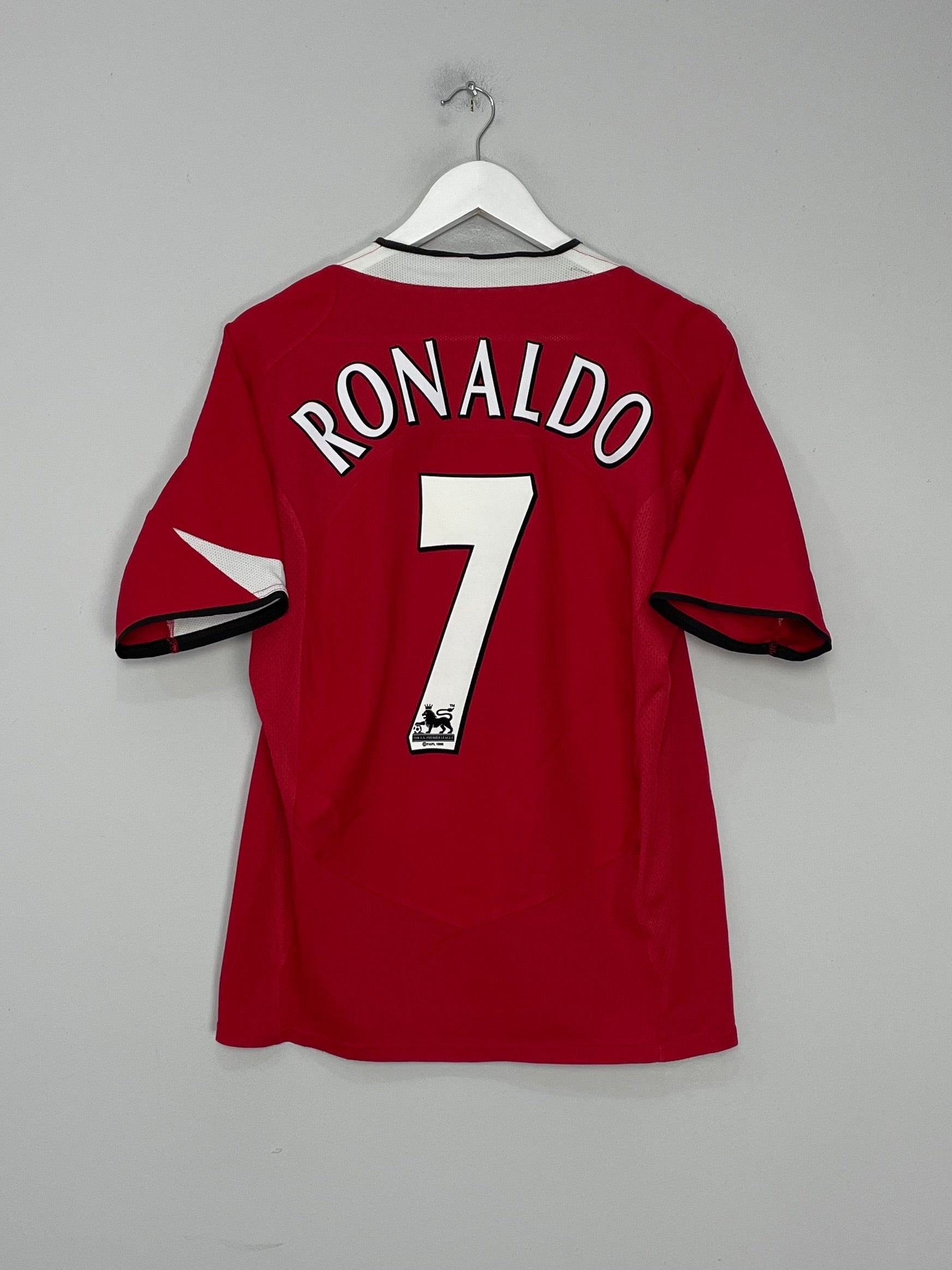 2004/06 MANCHESTER UNITED RONALDO #7 HOME SHIRT (S) NIKE