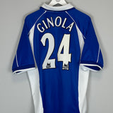 2000/02 EVERTON GINOLA #24 HOME SHIRT (L) PUMA