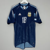 2004/05 ARGENTINA MESSI #18 AWAY SHIRT (M) ADIDAS