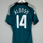 2008/09 LIVERPOOL ALONSO #14 AWAY SHIRT (L) ADIDAS