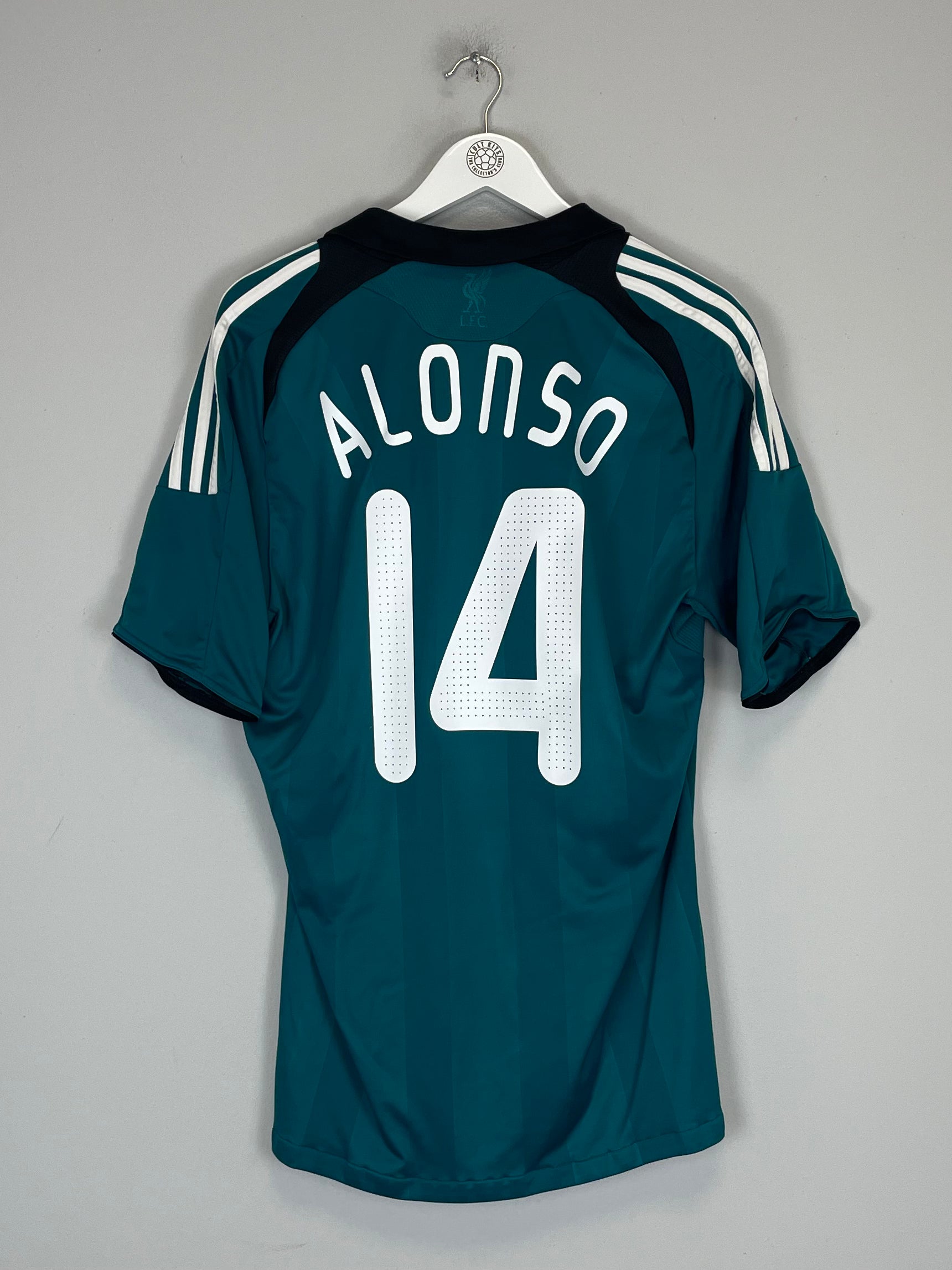 2008/09 LIVERPOOL ALONSO #14 AWAY SHIRT (L) ADIDAS