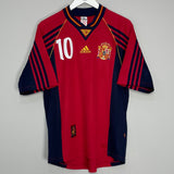 1998/99 SPAIN RAUL #10 HOME SHIRT (S) ADIDAS