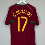 2006/08 PORTUGAL RONALDO #17 HOME SHIRT (M) NIKE