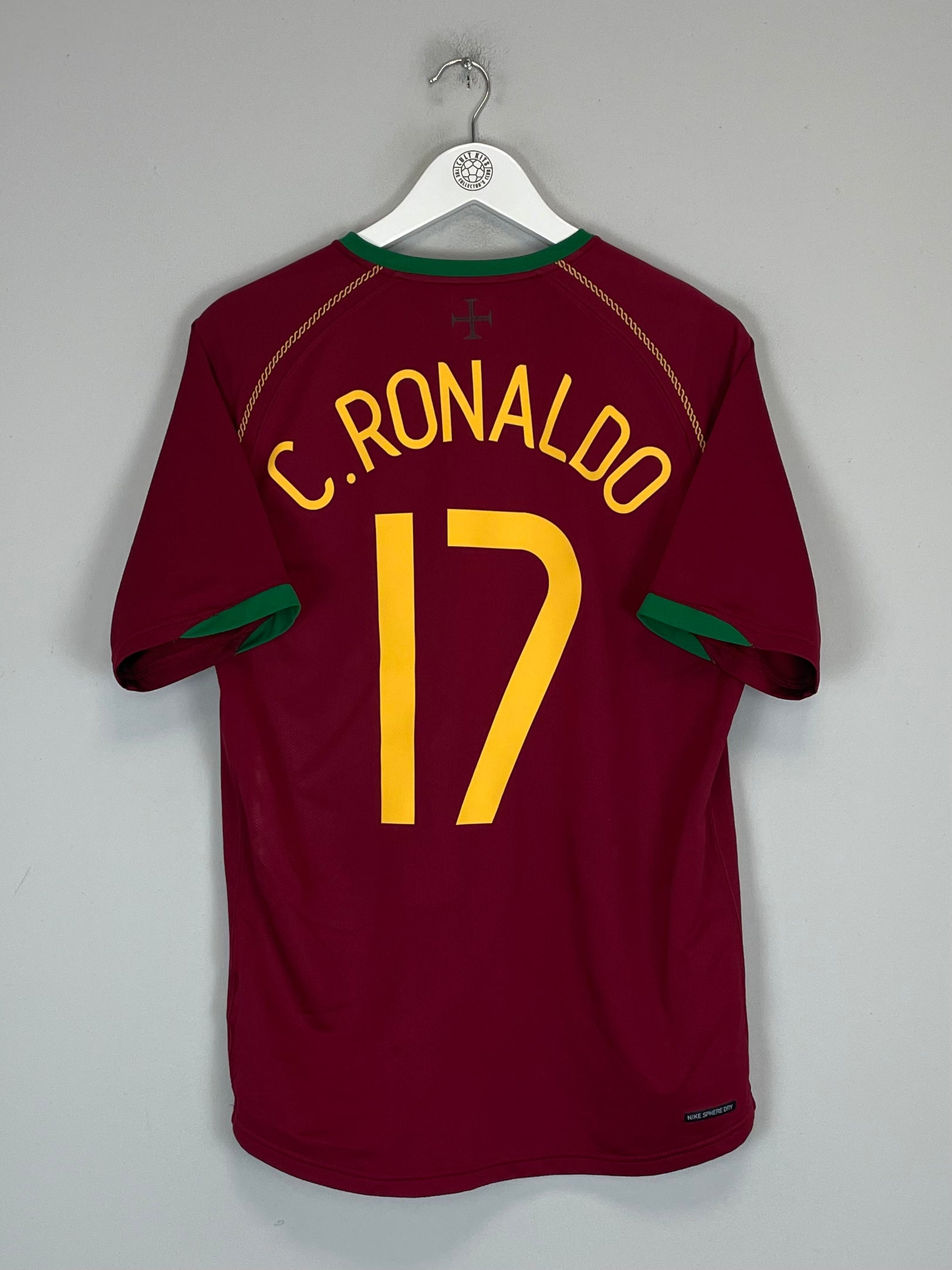 2006/08 PORTUGAL RONALDO #17 HOME SHIRT (M) NIKE