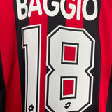 1996/97 AC MILAN BAGGIO #10 HOME SHIRT (L) LOTTO