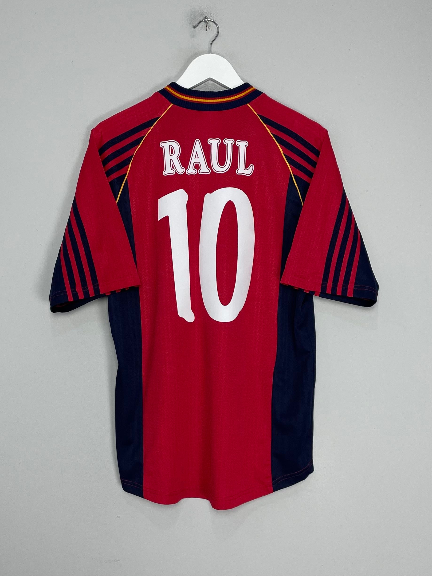 1998/99 SPAIN RAUL #10 HOME SHIRT (S) ADIDAS