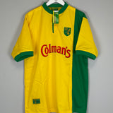 1999/01 NORWICH CITY *BNWT* HOME SHIRT (L) OM