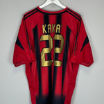 2004/05 AC MILAN KAKA #22 HOME SHIRT (XXL) ADIDAS