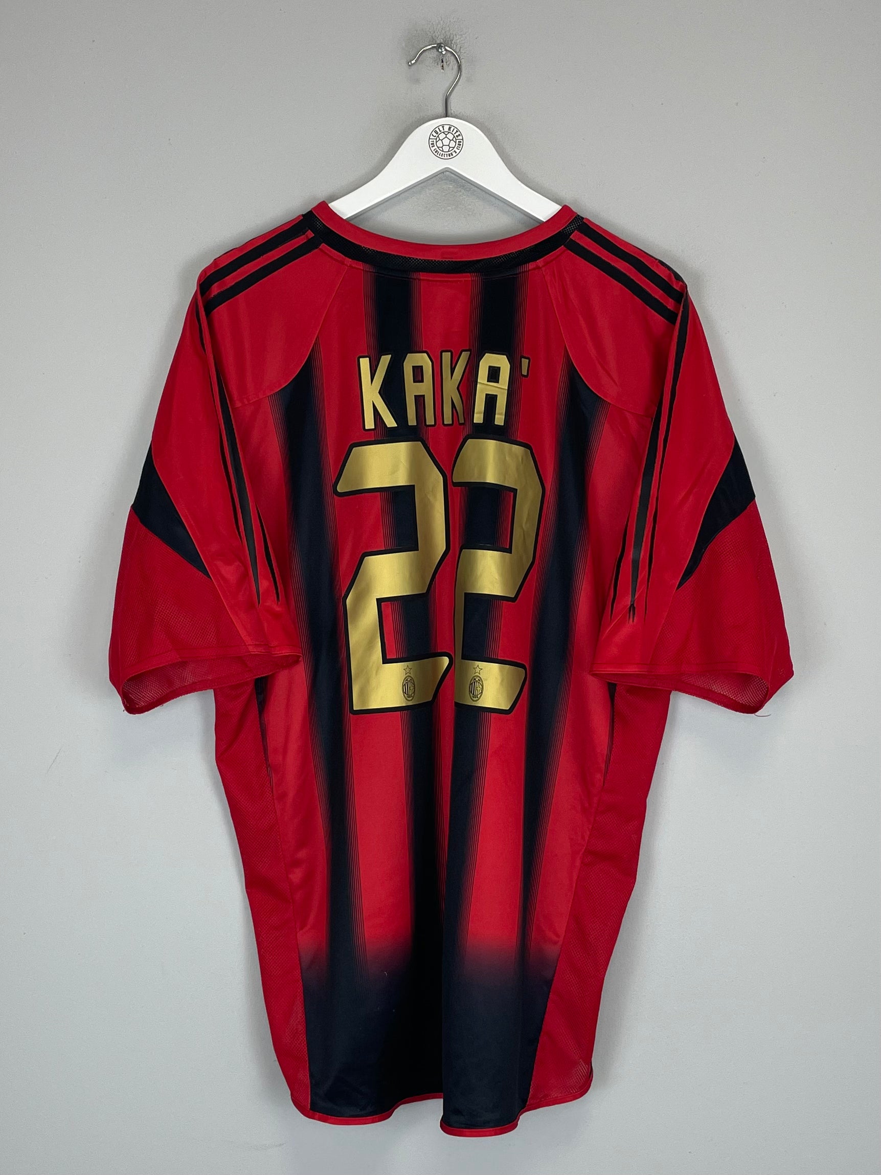 2004/05 AC MILAN KAKA #22 HOME SHIRT (XXL) ADIDAS