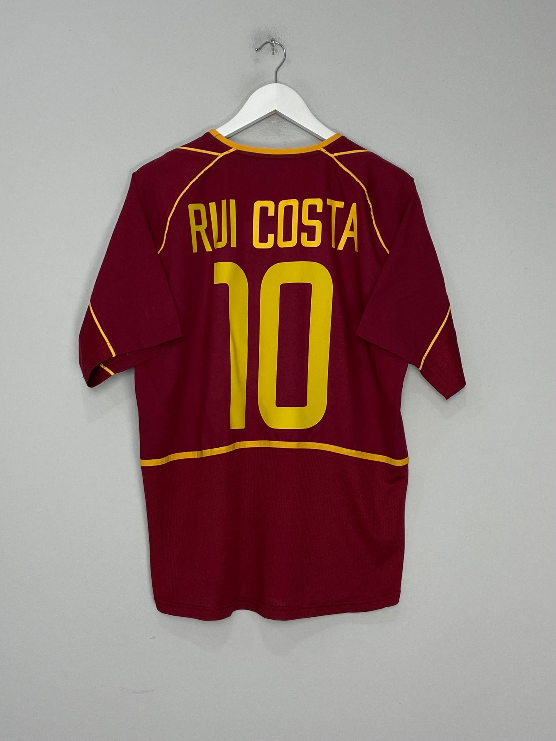 2002/04 PORTUGAL RUI COSTA #10 HOME SHIRT (M) NIKE