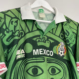 1998/99 MEXICO HOME SHIRT (M) ABA SPORT