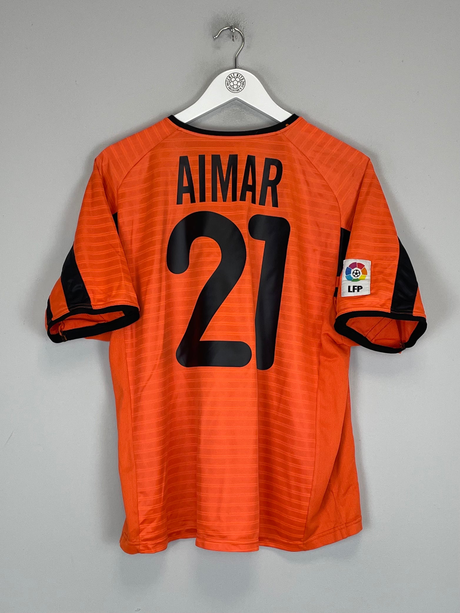 2001/02 VALENCIA AIMAR #21 AWAY SHIRT (L) NIKE