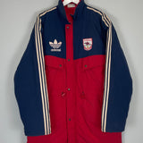 1990/91 ARSENAL BENCH COAT (L) ADIDAS