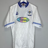 1996/97 BURY FC *MINT* HOME SHIRT (L) LE COQ