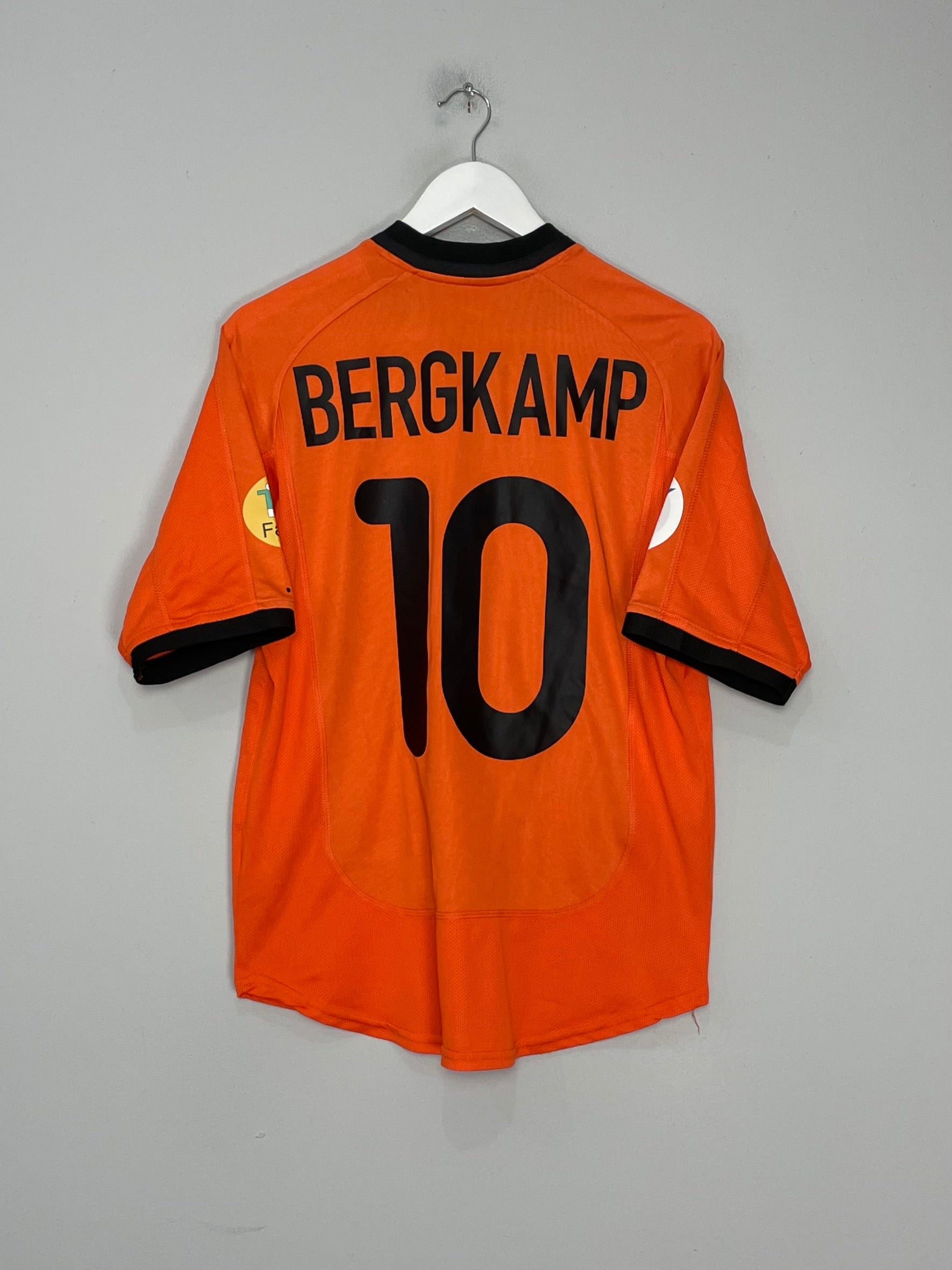 2000/02 NETHERLANDS BERGKAMP #10 HOME SHIRT (S) NIKE